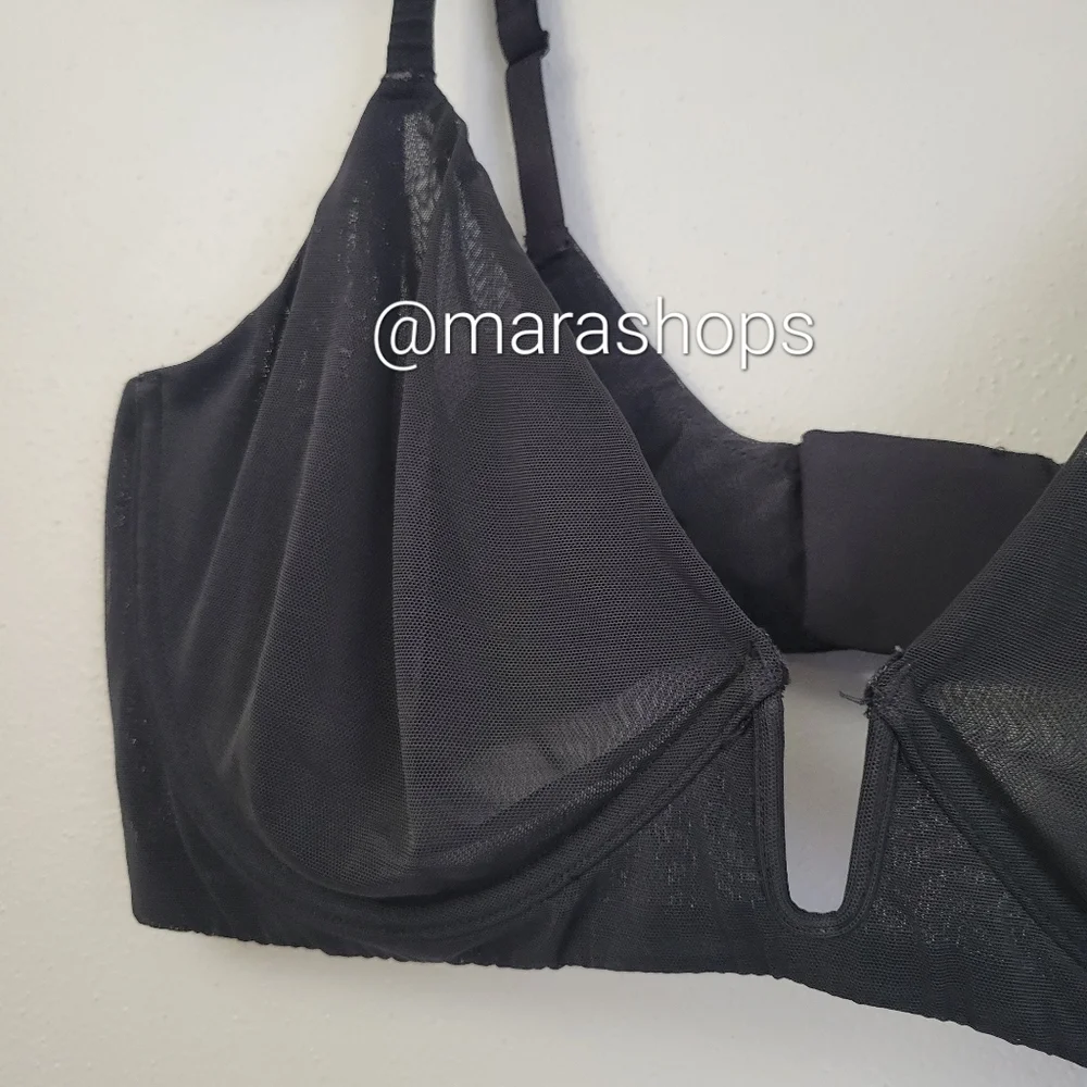 SKIMS Mesh One Wire Plunge Bra